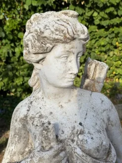 Pamono Diana the Huntress Sculpture in Reconstituted Stone, 1950><noscript><img width=