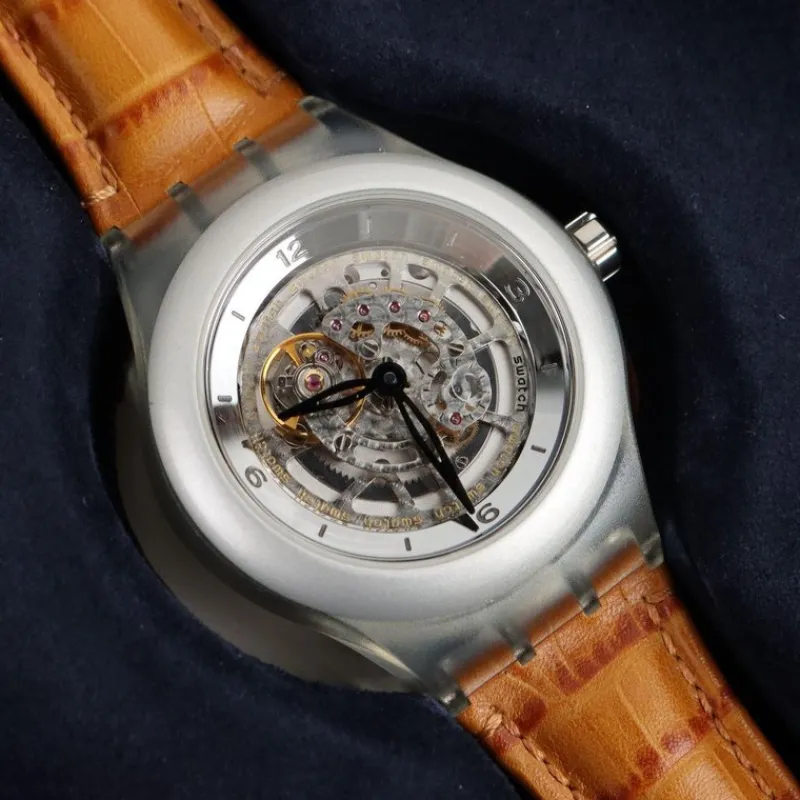 New Pamono Diaphane One Carousel Tourbillon Watch from Swatch
