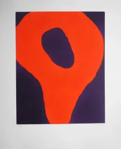 Outlet Pamono Didier Guth, Goutte Rouge, Original Aquatint