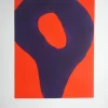 Outlet Pamono Didier Guth, Violet Drop, Original Aquatint
