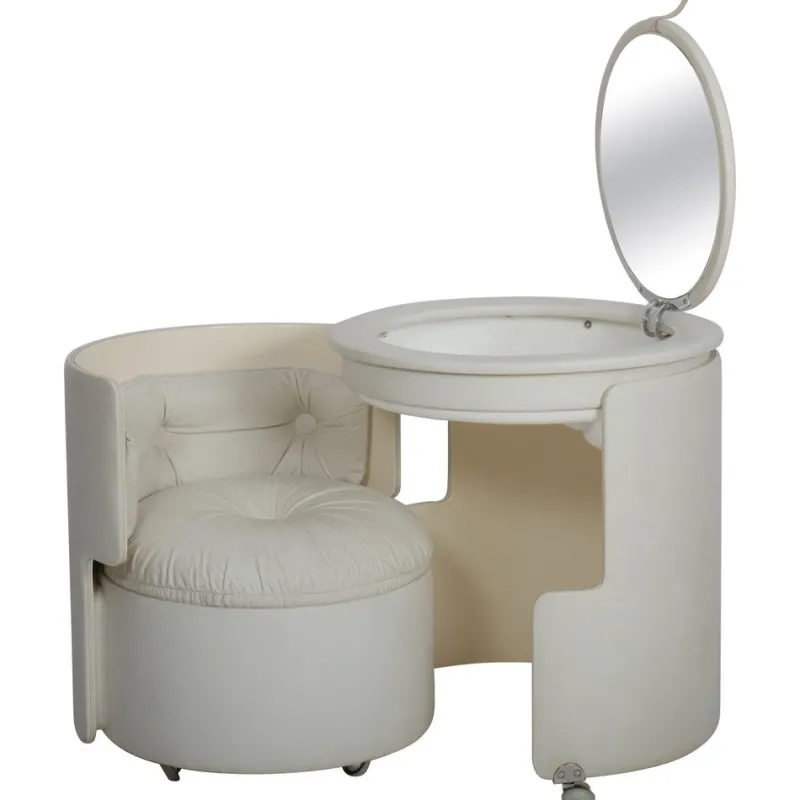 Best Pamono Dilly Dally Vanity attributed to Massoni for Poltrona Frau, Italy, 1968