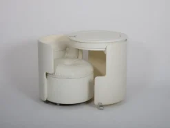 Best Pamono Dilly Dally Vanity attributed to Massoni for Poltrona Frau, Italy, 1968