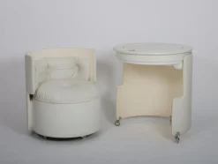 Best Pamono Dilly Dally Vanity attributed to Massoni for Poltrona Frau, Italy, 1968