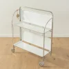 Pamono Dinett Serving Trolley from Bremshey, 1970s> Serving Bar Carts & Trolleys