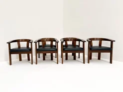 Pamono Dining Chairs by Lars Gangsø, Denmark, 1970s, Set of 6> Side Chairs & Dining Chairs