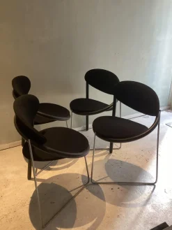 New Pamono Dining Chairs from Castelijn, Netherlands, 1980s, Set of 4