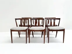 Pamono Dining Chairs in Teak by Kai Kristiansen, 1960s, Set of 6> Side Chairs & Dining Chairs