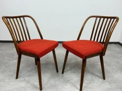 Pamono Dining Room Chairs attributed to Antonín Šuman for Ton, 1970s, Set of 4> Side Chairs & Dining Chairs