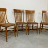 Hot Pamono Dining Room Chairs in style of Adolf Loos, 1890s, Set of 4