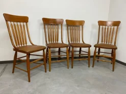 Hot Pamono Dining Room Chairs in style of Adolf Loos, 1890s, Set of 4