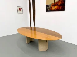 Pamono Dining Room Table by Giovanni Offredi for Saporiti Italia, 1970s><noscript><img width=