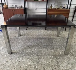 Pamono Dining Table attributed to Giovanni Offredi for Saporiti, 1970s><noscript><img width=