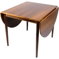 Pamono Dining Table in Rosewood with Two Extension Leaves by Arne Vodder, 1960s