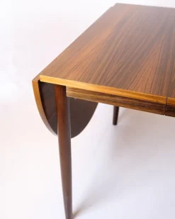 Pamono Dining Table in Rosewood with Two Extension Leaves by Arne Vodder, 1960s