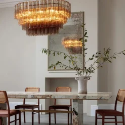 Pamono Dining Treviso Chandelier from Pure White Lines><noscript><img width=