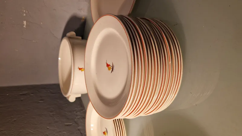 Clearance Pamono Dinner Service by Gio Ponti for Richard Ginori, 1930s, Set of 26