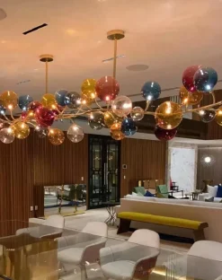 Discount Pamono Dionysos Multiple Spheres Ceiling Lamp by Emilie Lemardeley