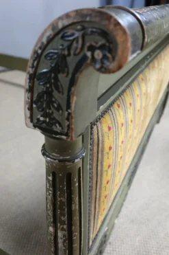 Clearance Pamono Directoire Bed in Painted Wood