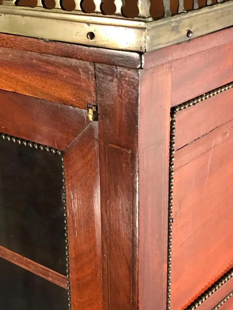 Pamono Directoire Cylinder Desk with Top Bookcase, France, 1800s> Secretaires