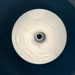 Pamono Disc Wall Sconce attributed to Charlotte Perriand for Les Arcs, 1970s