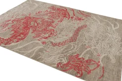 Pamono Distressed Dragon Rug from R&K Principal Jahanshah Nazmiyal><noscript><img width=