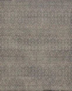 Pamono Distressed Tribal Style Rug with Geometric Pattern from R&K Principal Jahanshah Nazmiyal> Carpets & Textiles|Carpets & Textiles