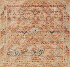 Pamono Distressed Tribal Style Square Rug from R&K Principal Jahanshah Nazmiyal> Carpets & Textiles|Carpets & Textiles