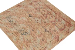 Pamono Distressed Tribal Style Square Rug from R&K Principal Jahanshah Nazmiyal><noscript><img width=