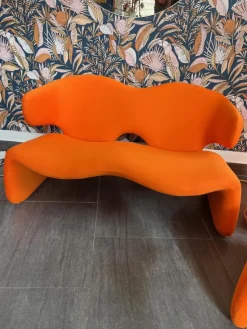 Pamono Djinn Living Room Set by Olivier Mourgue for Airborne, 1960s, Set of 3