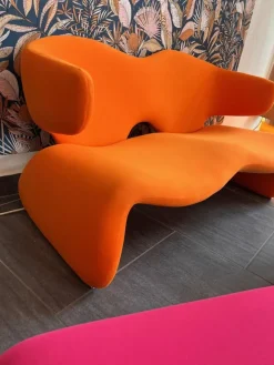 Pamono Djinn Living Room Set by Olivier Mourgue for Airborne, 1960s, Set of 3