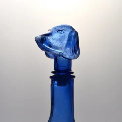 Best Pamono Dog-Shaped Carafe in Blue Glass from Empoli, 1960s