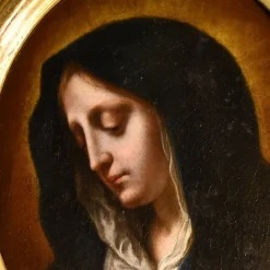 Hot Pamono Dolci, Mater Dolorosa, 17th Century, Oil on Canvas, Framed
