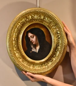 Hot Pamono Dolci, Mater Dolorosa, 17th Century, Oil on Canvas, Framed