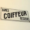 Sale Pamono Domed Enamel Coiffeur Sign, 1910s