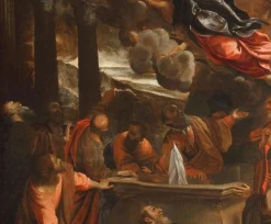 Pamono Domenico Maria Canuti, L' Assunzione della Vergine (da Annibale Carracci), XVII secolo, olio su tela><noscript><img width=