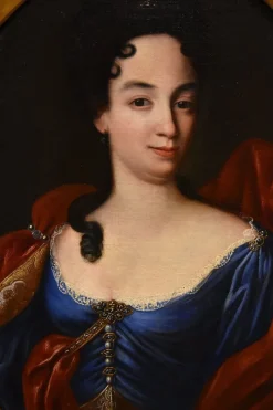 Pamono Domenico Parodi, Portrait of Anne Marie d'Orléans, 1730, Oil on Canvas, Framed><noscript><img width=
