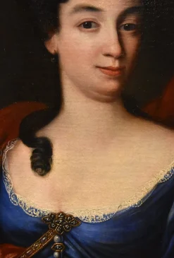 Pamono Domenico Parodi, Portrait of Anne Marie d'Orléans, 1730, Oil on Canvas, Framed><noscript><img width=
