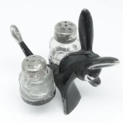 Pamono Donkey Salt and Pepper Holder, Austria, 1930s><noscript><img width=