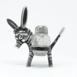 Pamono Donkey Salt and Pepper Holder, Austria, 1930s><noscript><img width=