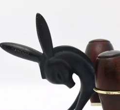 Pamono Donkey Salt and Pepper Shakers with Holder by Walter Bosse for Hertha Baller, Austria, 1950s, Set of 3><noscript><img width=