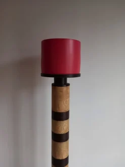 Best Pamono Dorica Red Floor Lamp by Pietro Meccani for Meccani Design