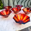 Pamono Dorota Salad Bowls by Drost for Ząbkowice Steelworks, 1976, Set of 6> Dinner Plates & Bowls