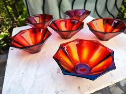 Pamono Dorota Salad Bowls by Drost for Ząbkowice Steelworks, 1976, Set of 6><noscript><img width=
