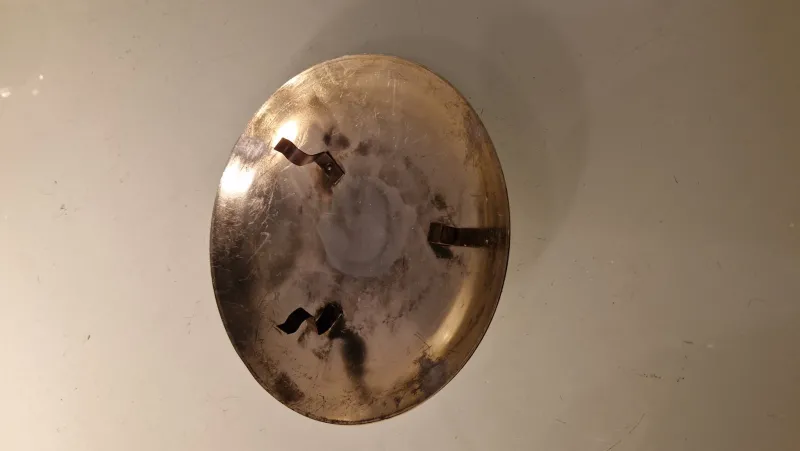 Pamono Double Fresnel Glass and Polished Aluminum Wall Light, 1960s> Wall Lights & Sconces