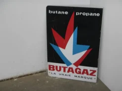 Pamono Double-Sided License Plate Butangas, 1970> Wall Decor