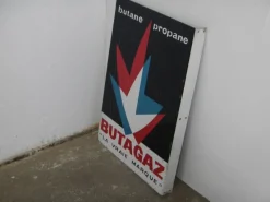 Pamono Double-Sided License Plate Butangas, 1970> Wall Decor