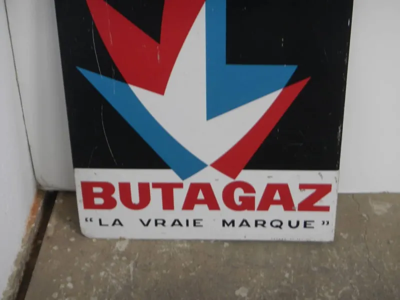 Pamono Double-Sided License Plate Butangas, 1970> Wall Decor