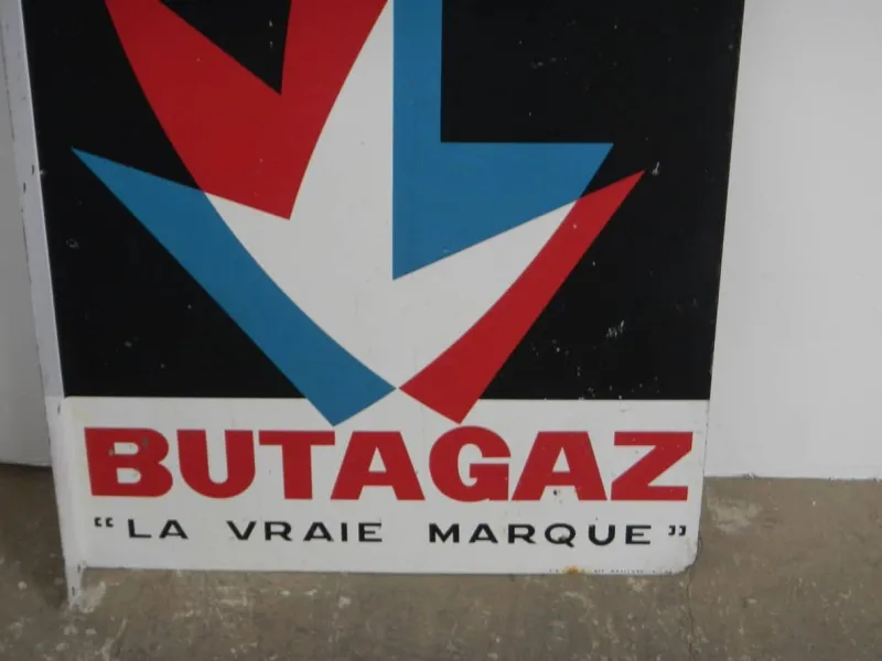 Pamono Double-Sided License Plate Butangas, 1970> Wall Decor