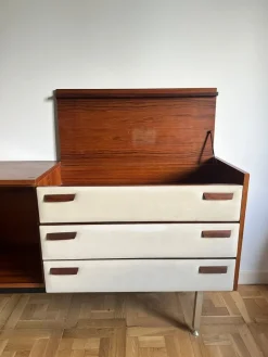 Pamono Dressing Table attributed to Roger Landault, 1960><noscript><img width=