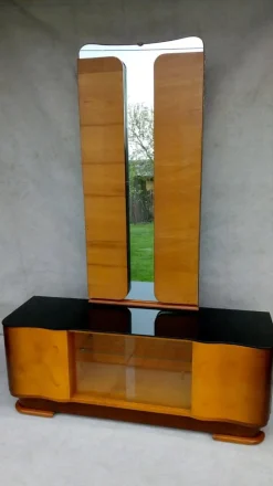 Pamono Dressing Table by Jindrich Halabala for Up Závody, 1950s> Dressing Tables